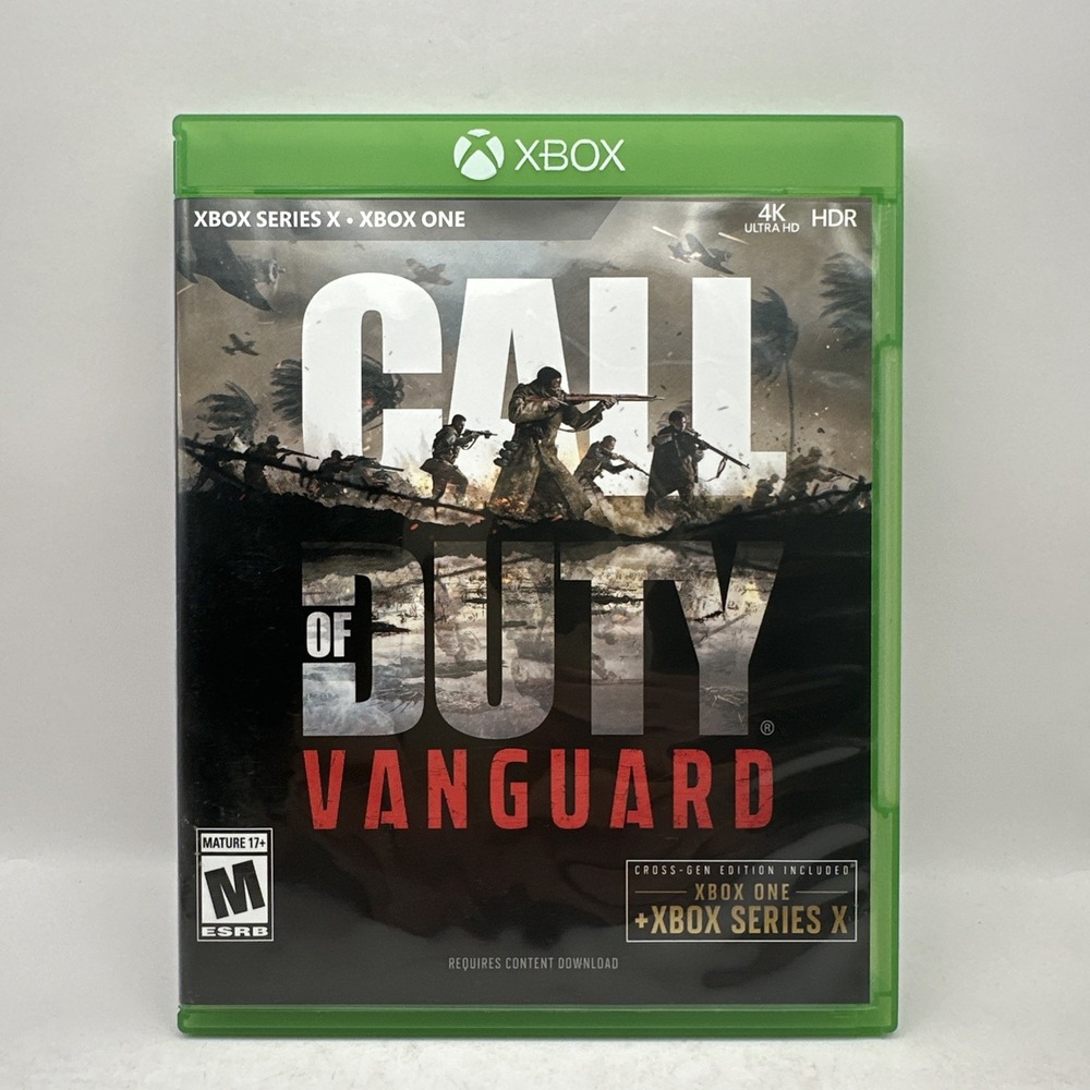 Call of Duty Vanguard Microsoft Xbox One Series X|S Cross Gen Excellent 4K HDR